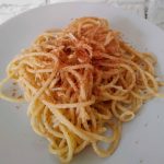 Pasta con puerro y bottarga 5 Pasta italiana Bottarga Puero 1010px